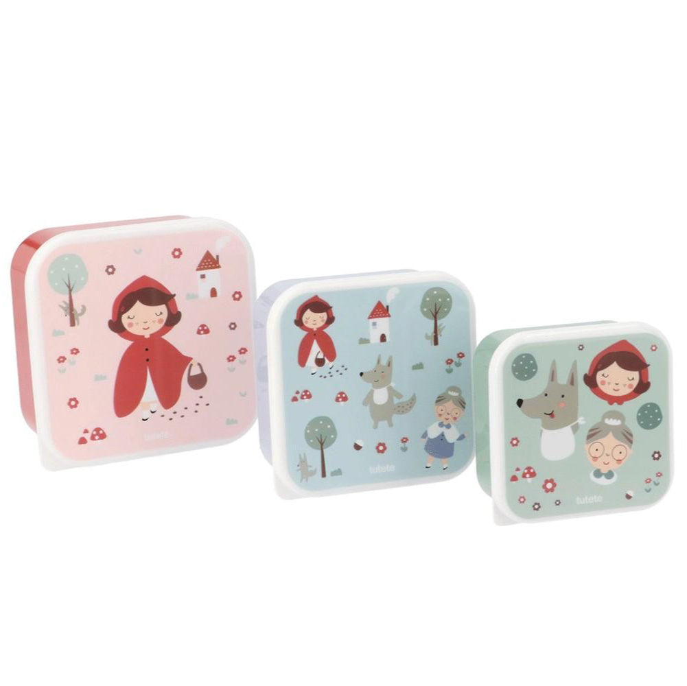 3 cajas de almuerzo TUTETE · Little Red