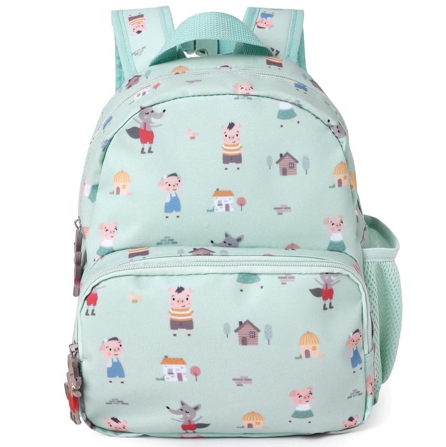 Mochila infantil TUTETE personalizable · The Three Little Pigs