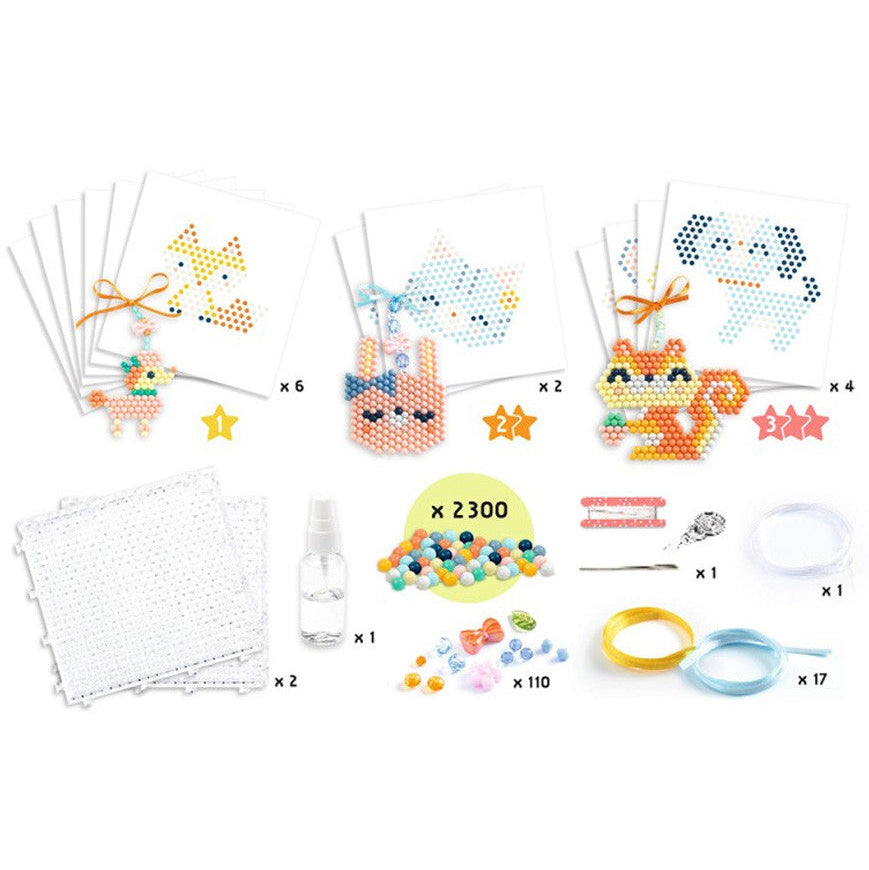 Taller de perlas de agua DIY animales peludos