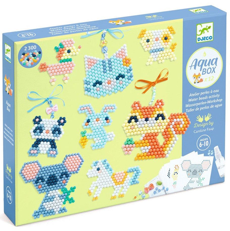 Taller de perlas de agua DIY animales peludos