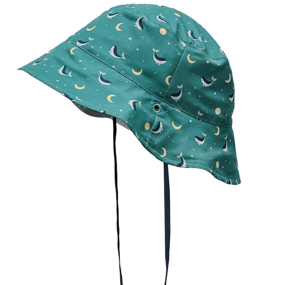 Gorro reversible · whale teal