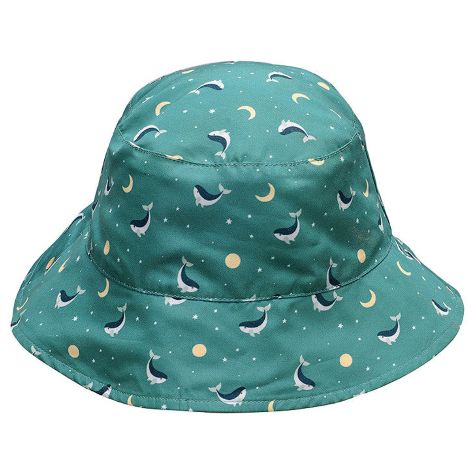 Gorro reversible · whale teal