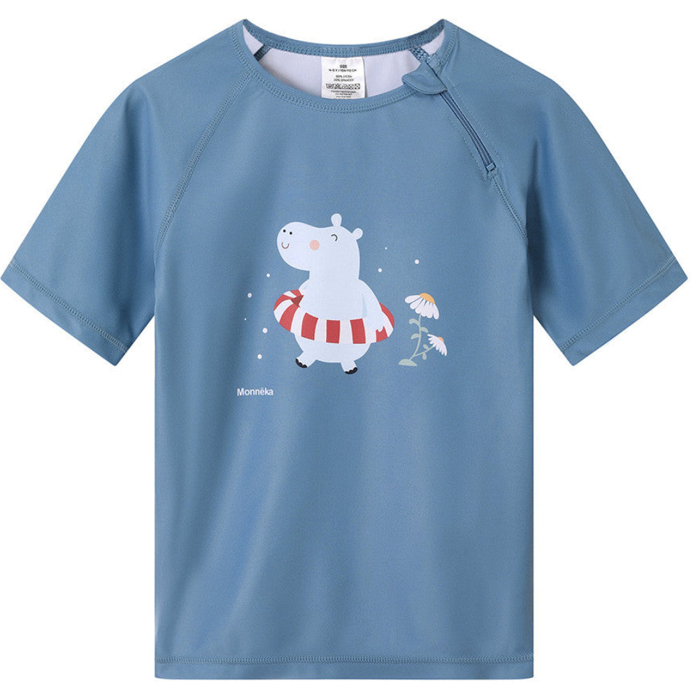 Camiseta protección solar de manga corta MONNËKA · hippos
