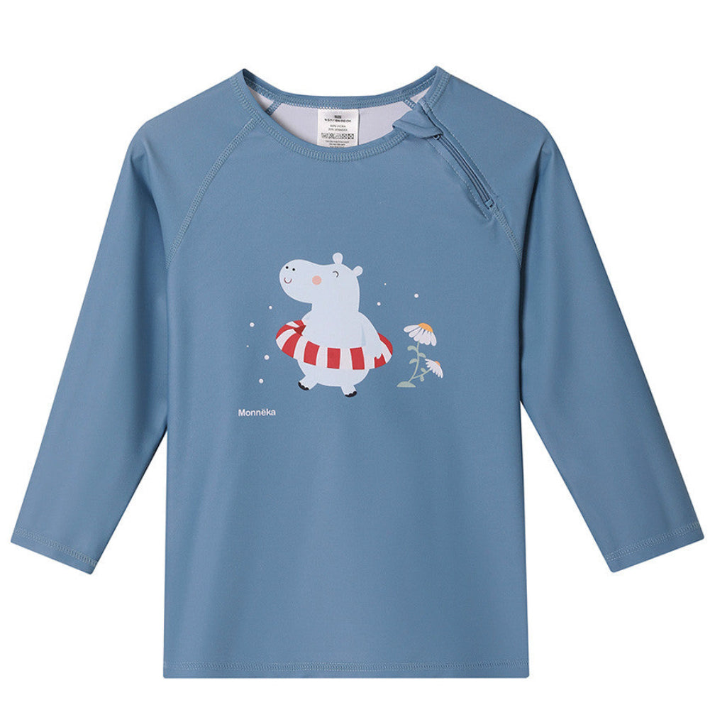 Camiseta protección solar de manga larga MONNËKA · hippos