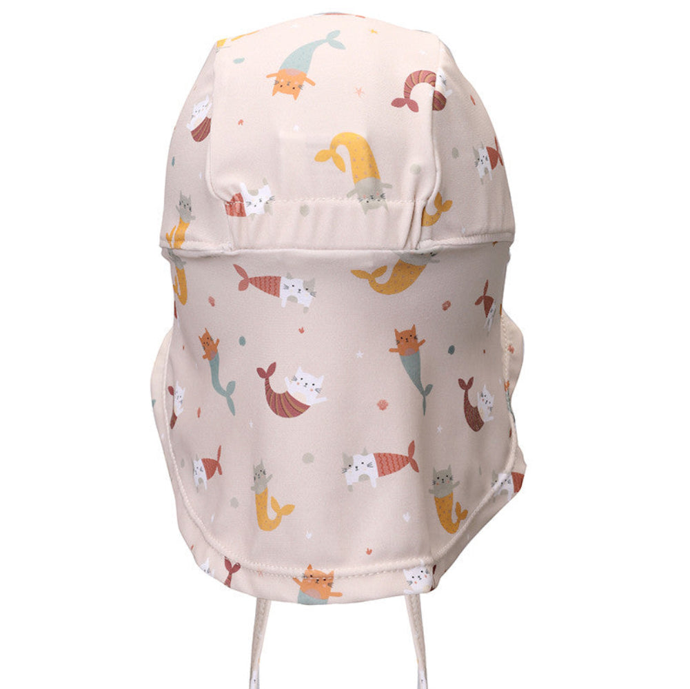 Gorro playa para bebé · mermaid cats