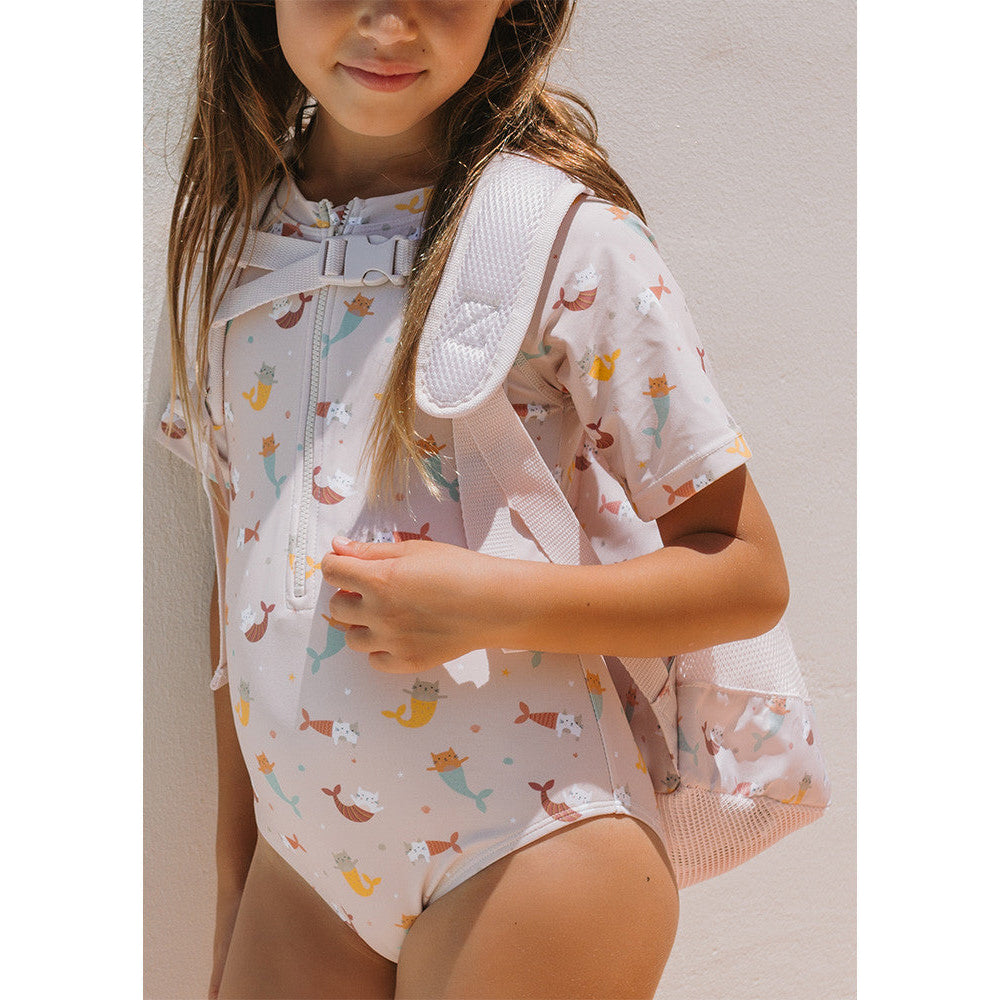 Mochila infantil antiarena · mermaid cats