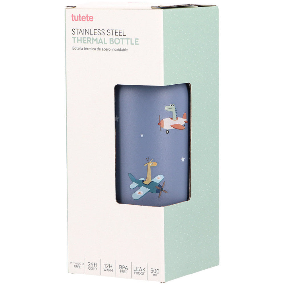 Botella de acero térmica TUTETE 500 ml. · planes