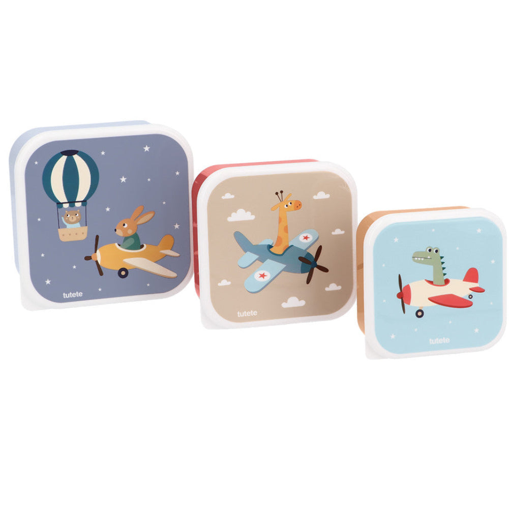3 cajas de almuerzo TUTETE · planes