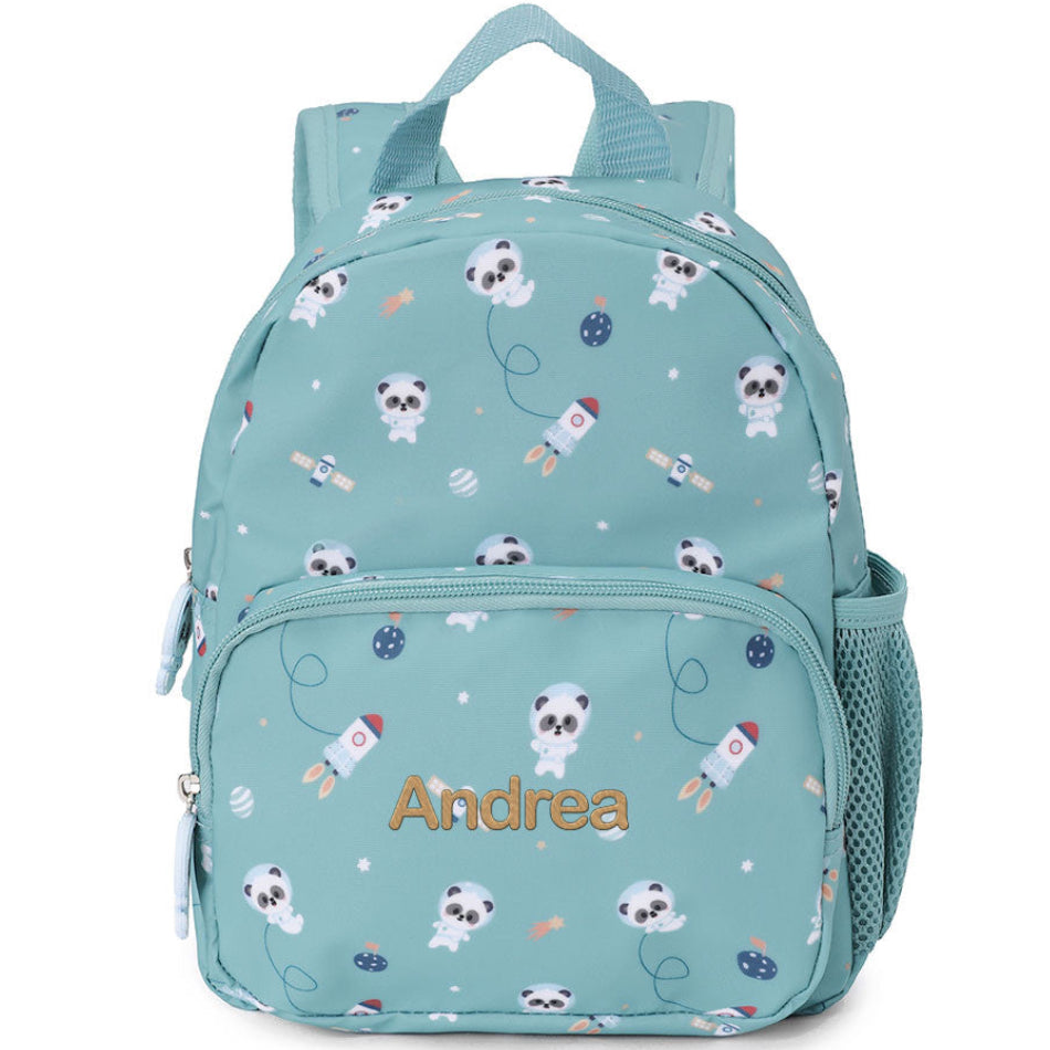Mochila infantil TUTETE personalizable · pandas in the space