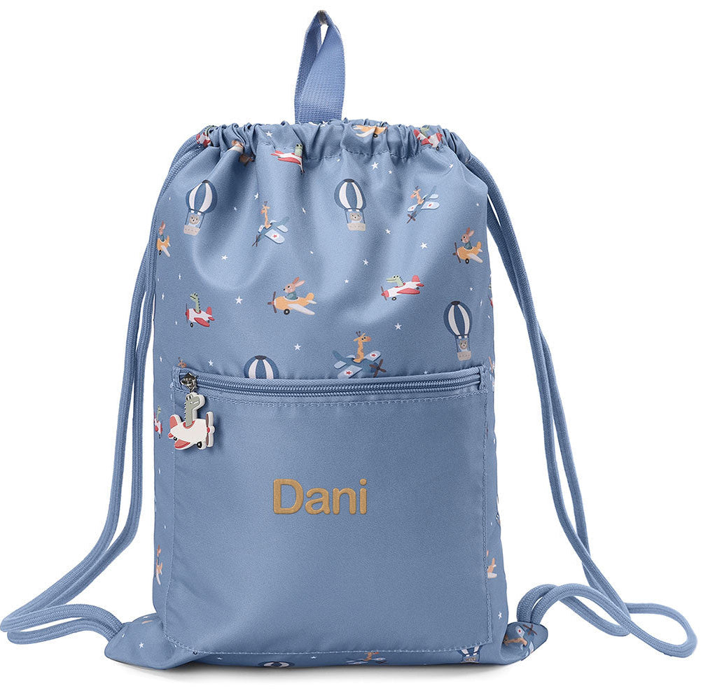 Mochila saco impermeable TUTETE personalizable · planes