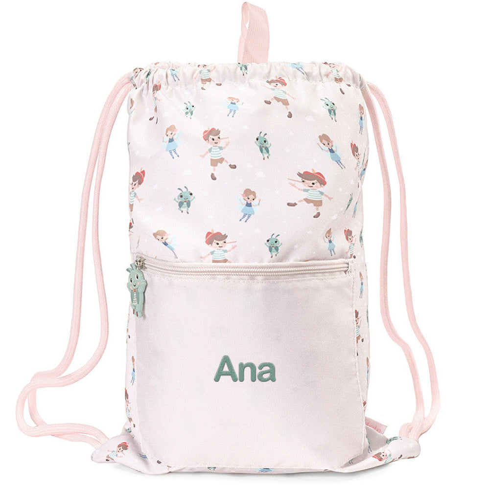 Mochila saco impermeable TUTETE personalizable · the wooden boy