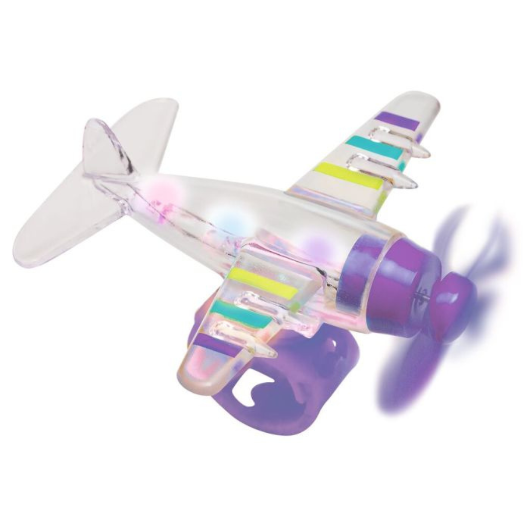 Avión ¡con luz! para bicicleta