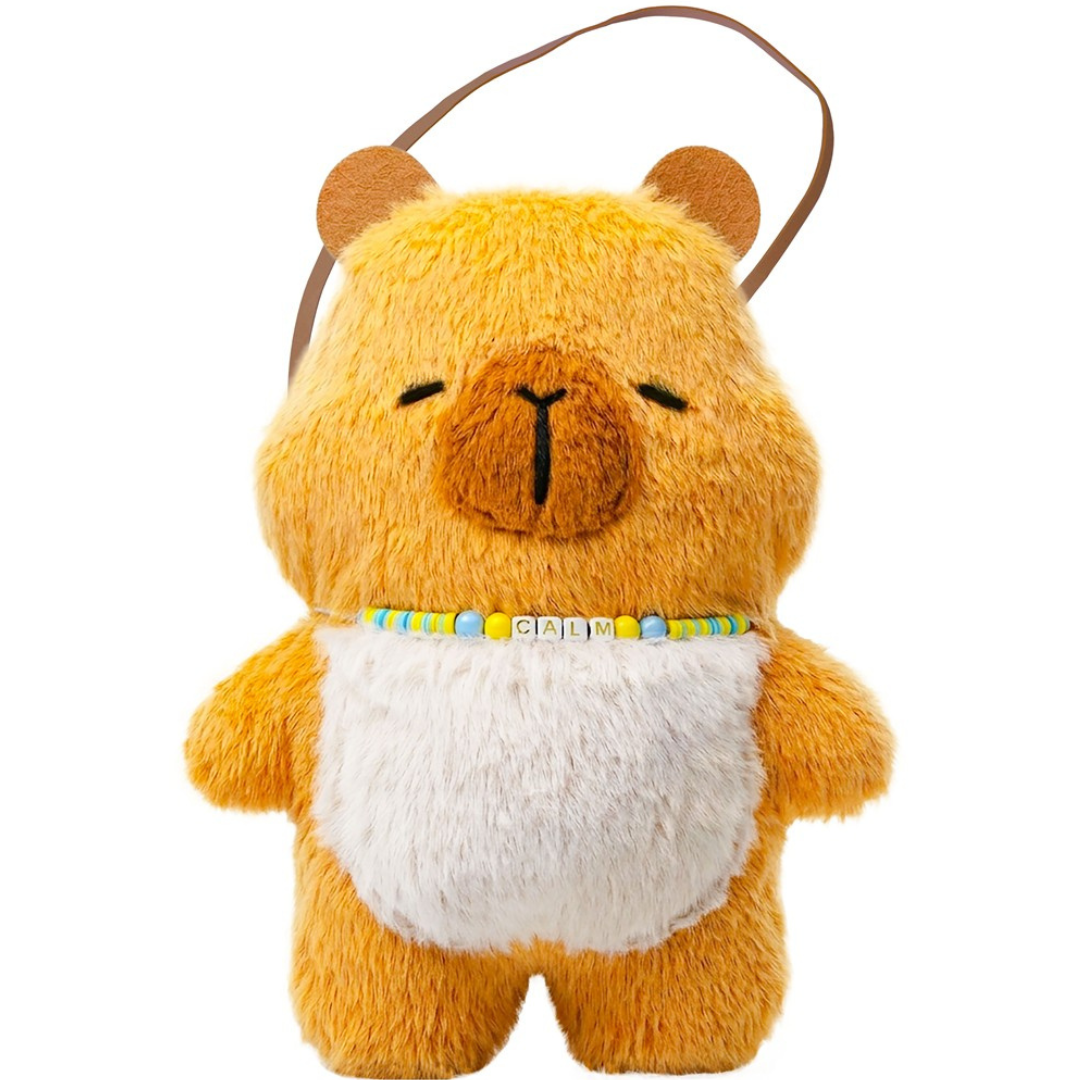 Cosiendo mi peluche de capibara