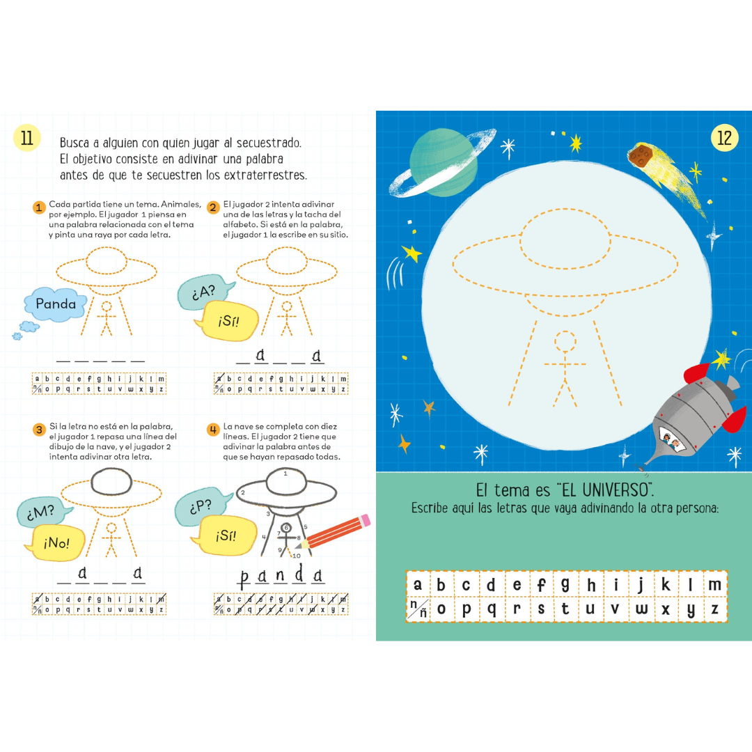 Actividades variadas con lápiz y papel