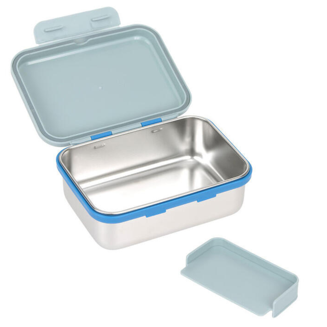 Fiambrera acero inoxidable Lässig · explorer blue