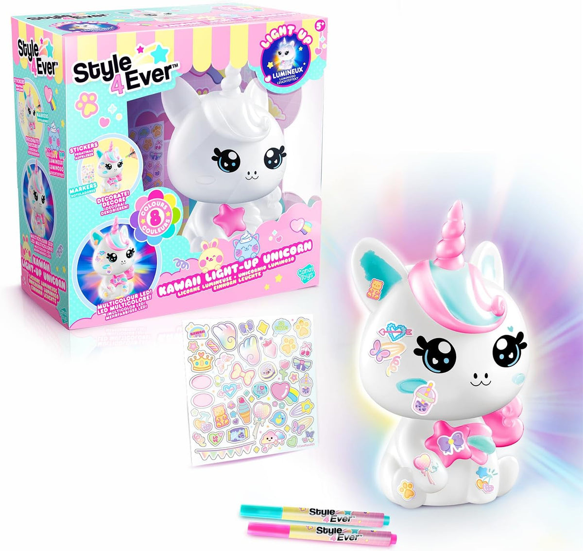 Unicornio ¡con luz! para decorar