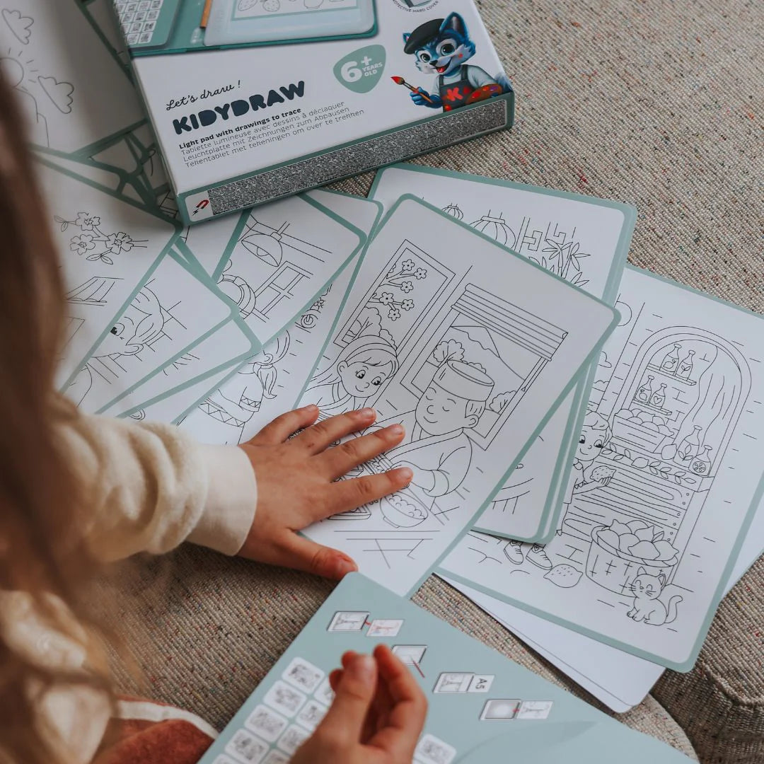 Tableta para dibujar KIDYDRAW PAD · alimentos