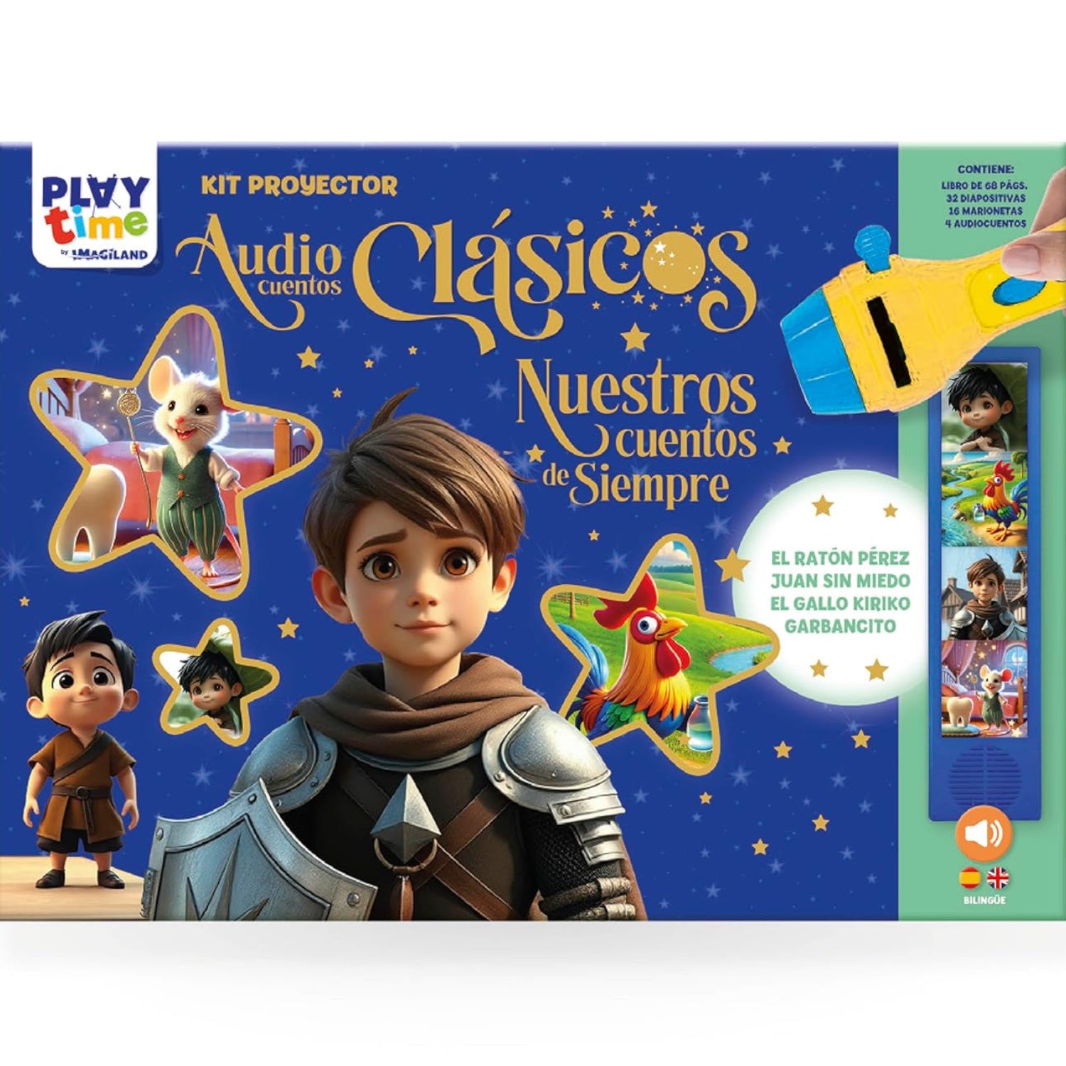 Kit proyector audiocuentos clásicos: cuentos de siempre