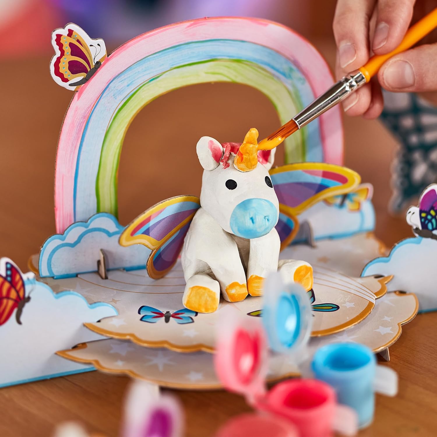 Set crea y decora tu unicornio con arcilla