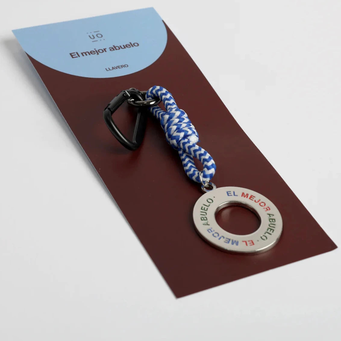 Llavero metálico · el mejor abuelo