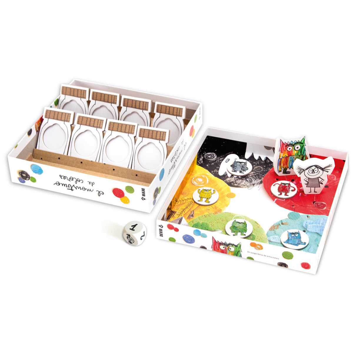 El monstruo de colores ¡juego de viaje!