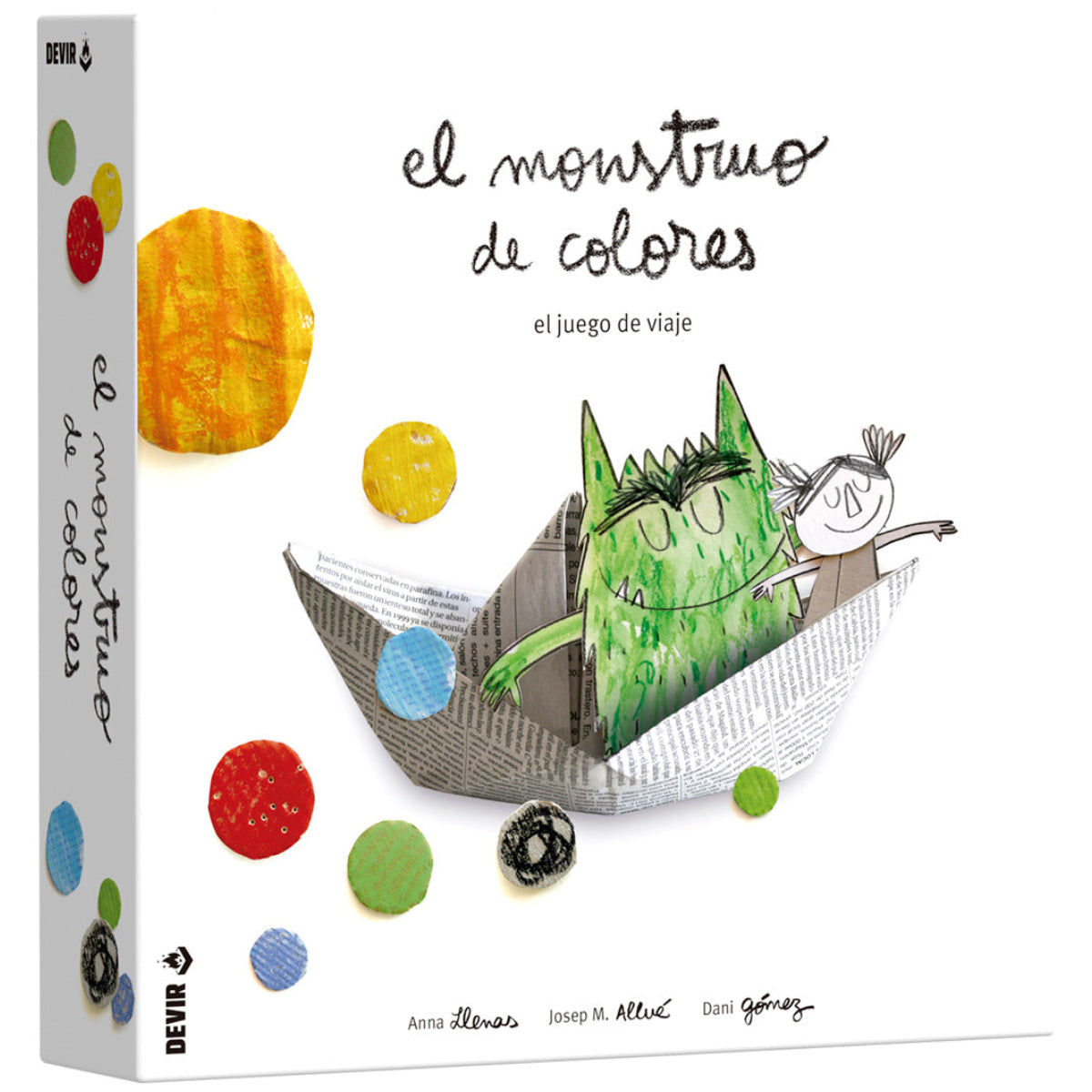 El monstruo de colores ¡juego de viaje!