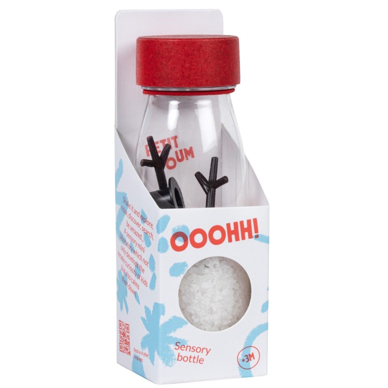 Botella Sensorial de Sonido · Christmas Snowman