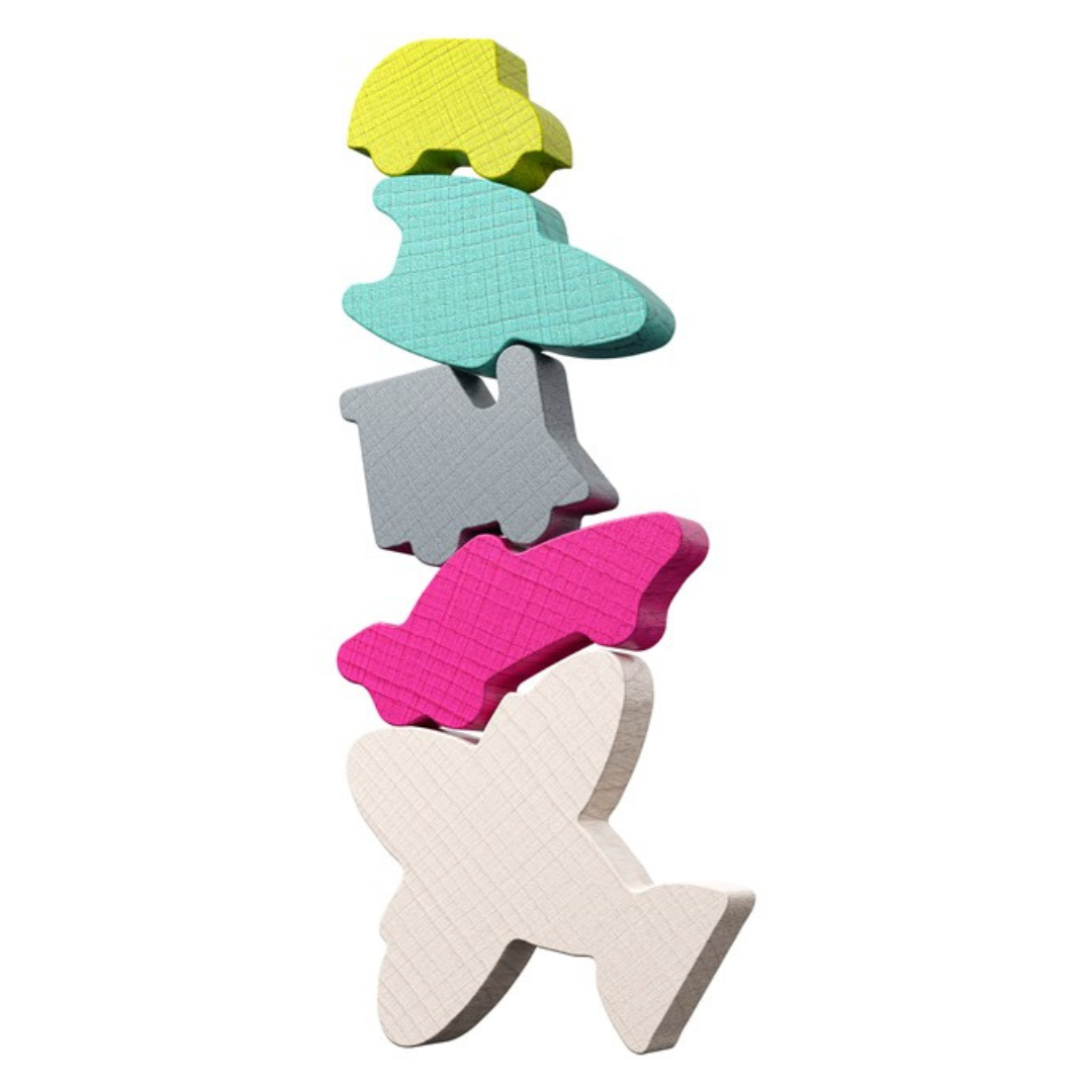 Stacking challenge ¡de bolsillo! · vehículos