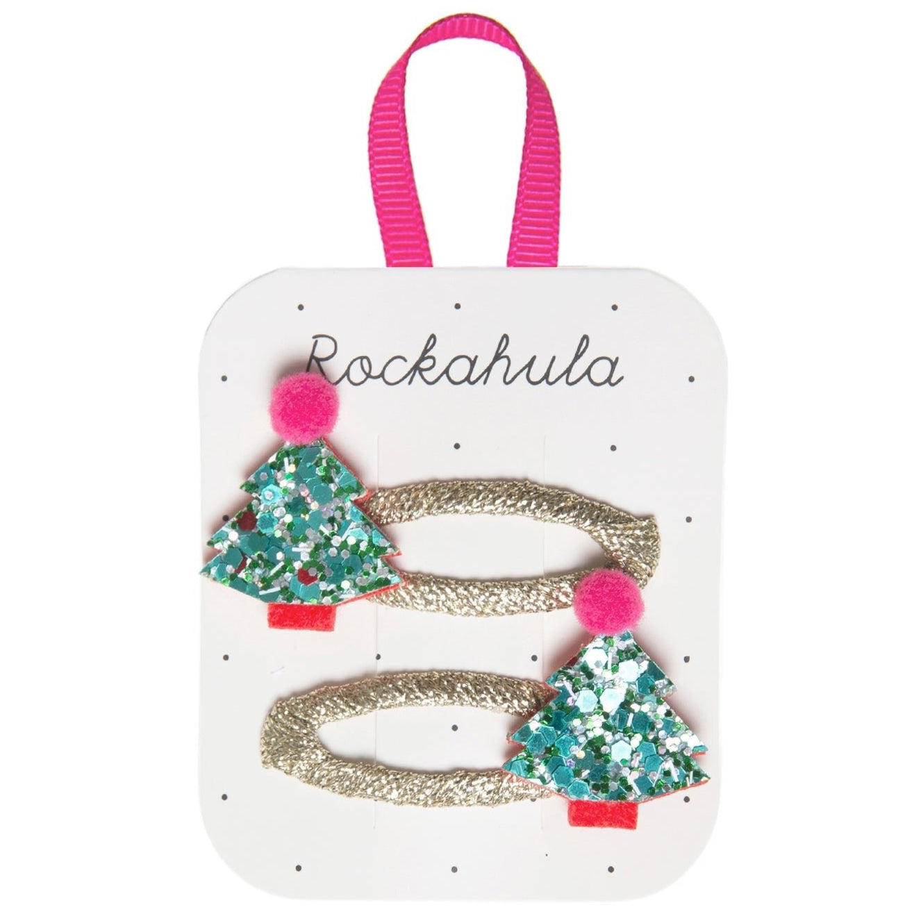 Clips para el pelo ROCKAHULA kids · christmas tree glitter