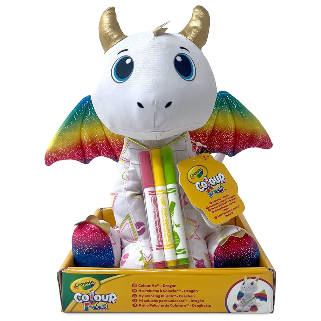 Colorea tu peluche · dragón