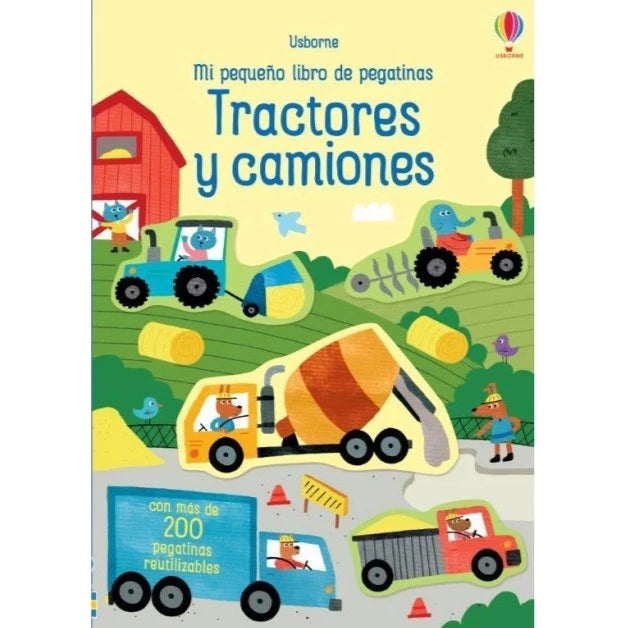 Mi pequeño libro de pegatinas · Tractores y Camiones – La Chata Merengüela