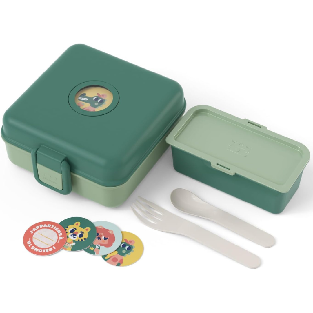 Fiambrera MONBENTO snacky · verde