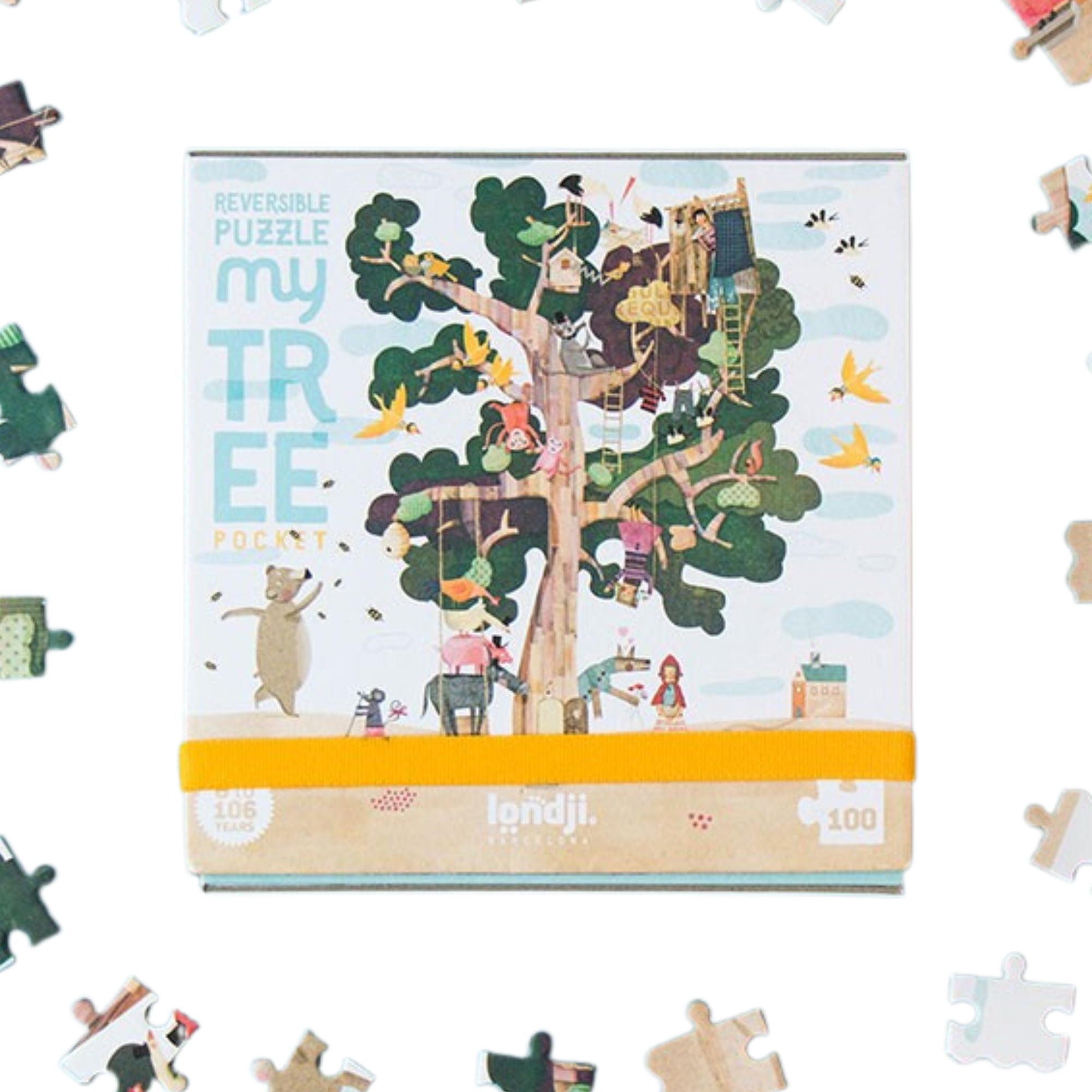 Puzzle pocket ¡reversible!: my tree