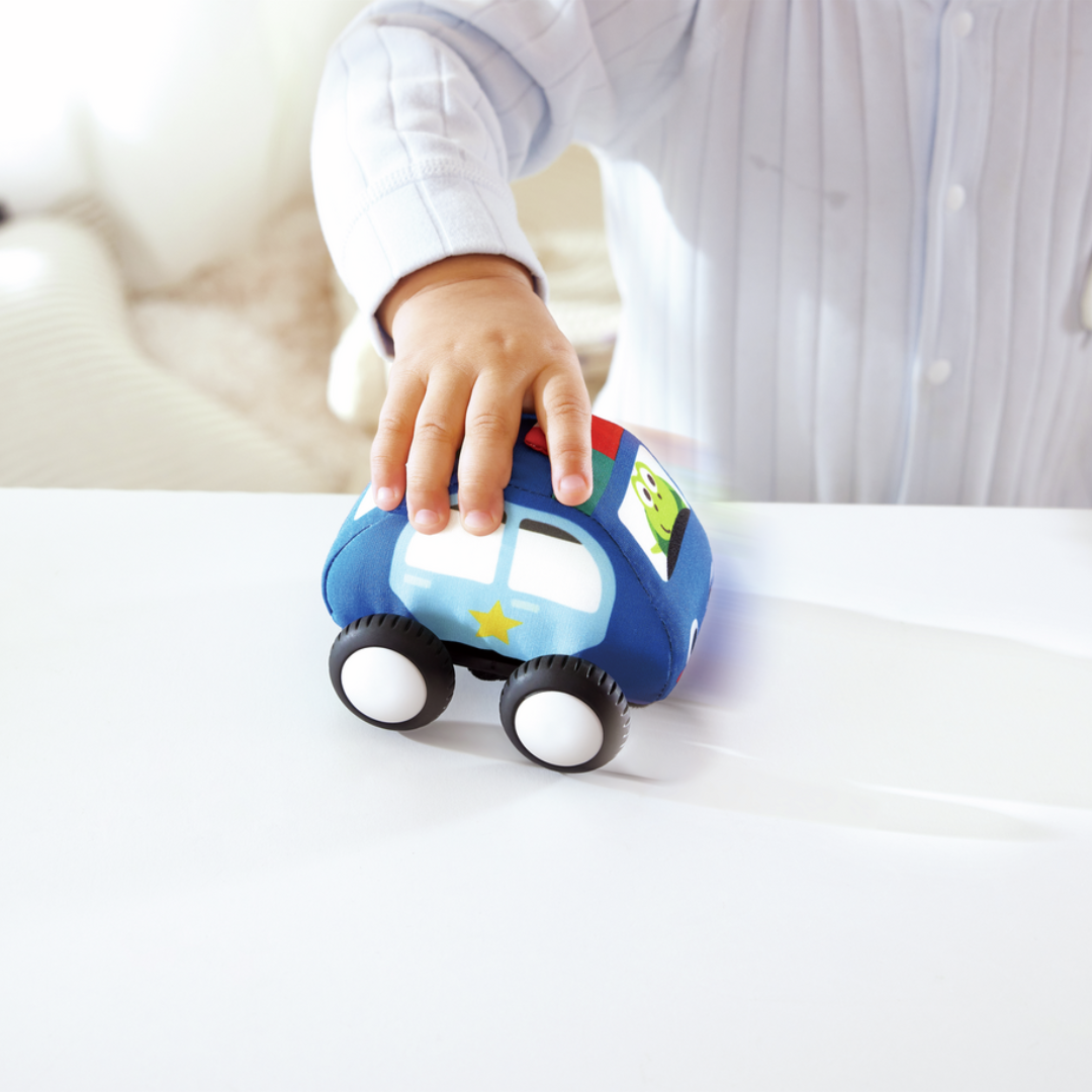 Set de coches de peluche y carretera