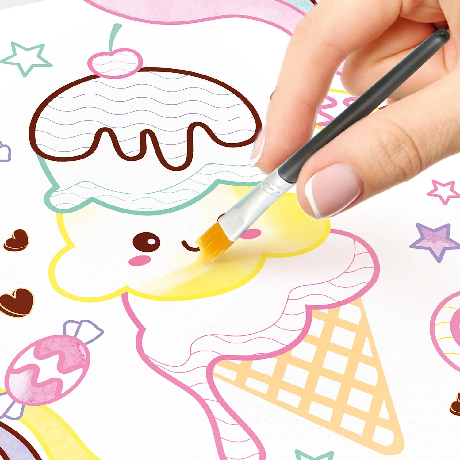 Fluffy paint kit ¡efecto 3D!