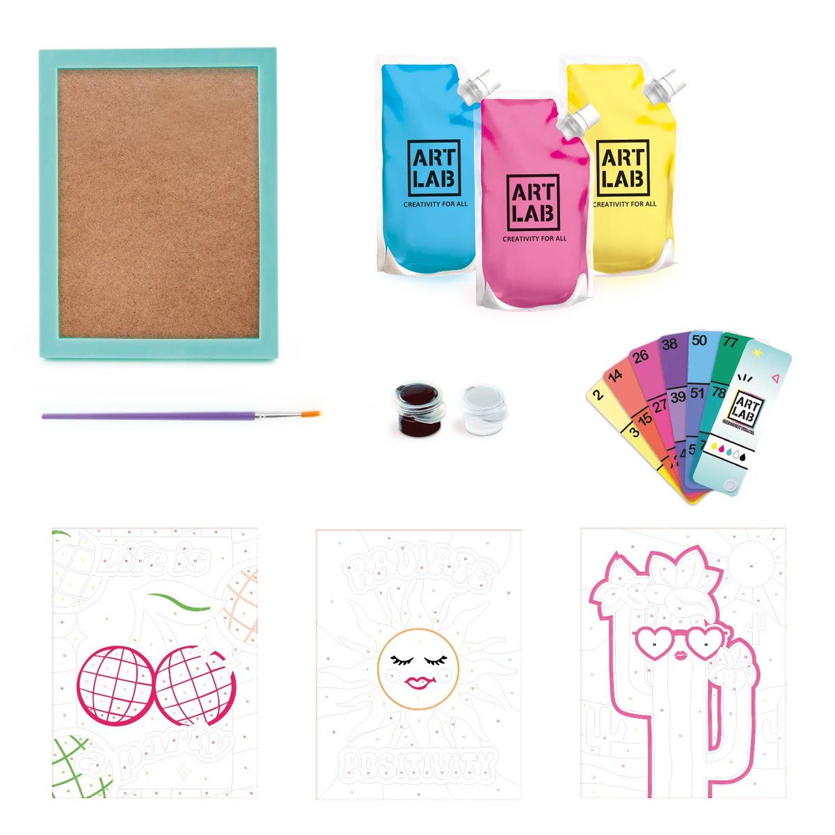 Kit de pinturas por colores ARTLAB