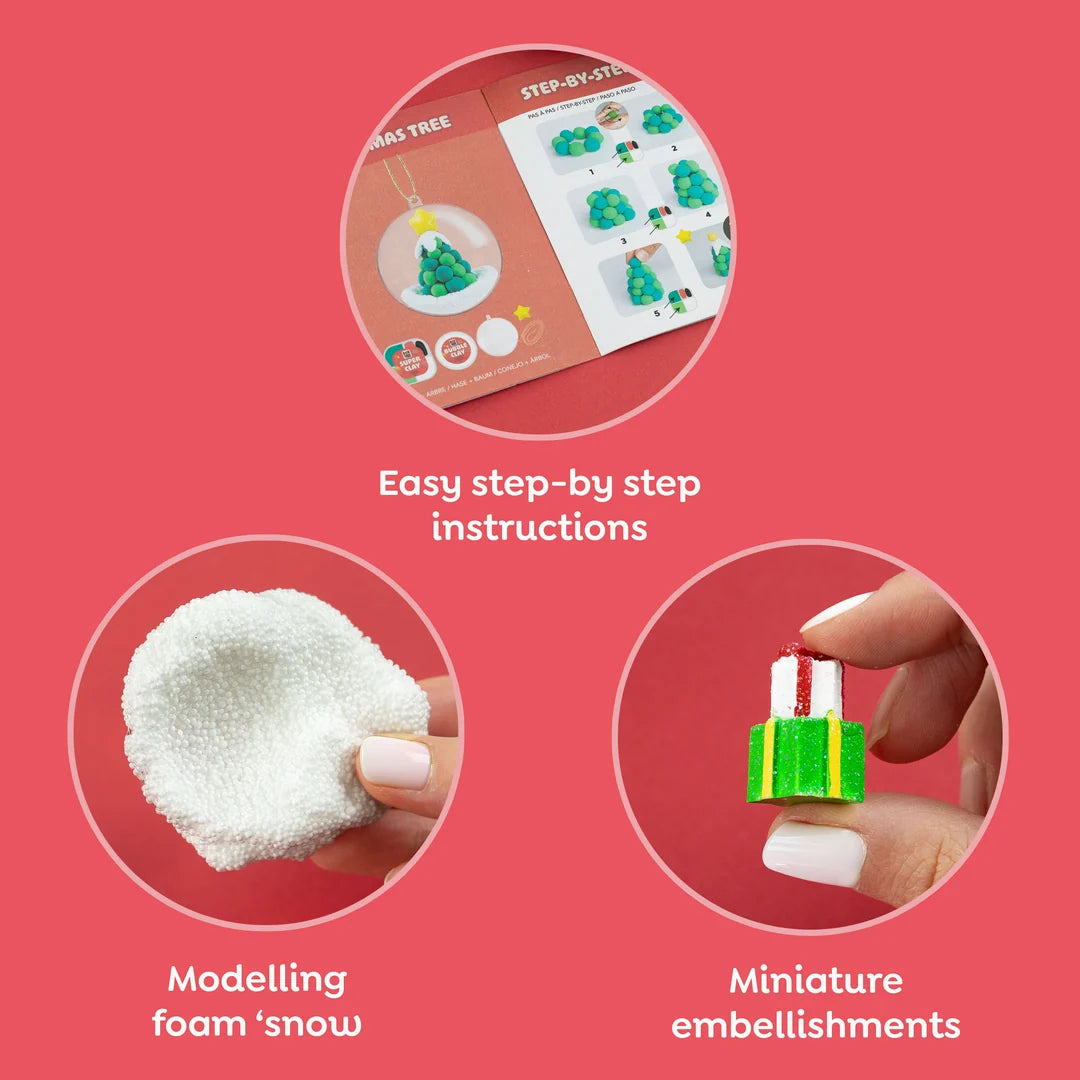 Crea tus bolas de navidad con CLAY PLAY