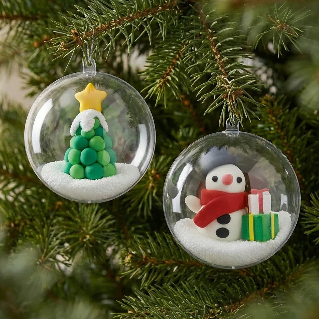 Crea tus bolas de navidad con CLAY PLAY