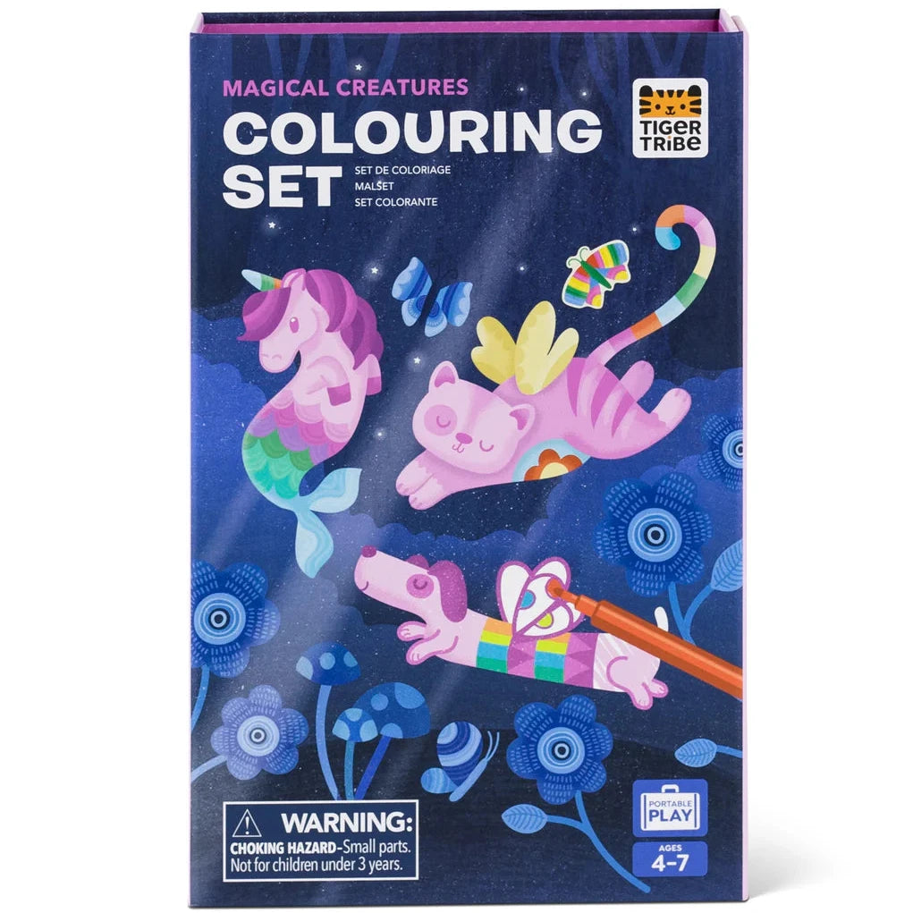 Colouring set · magical creatures