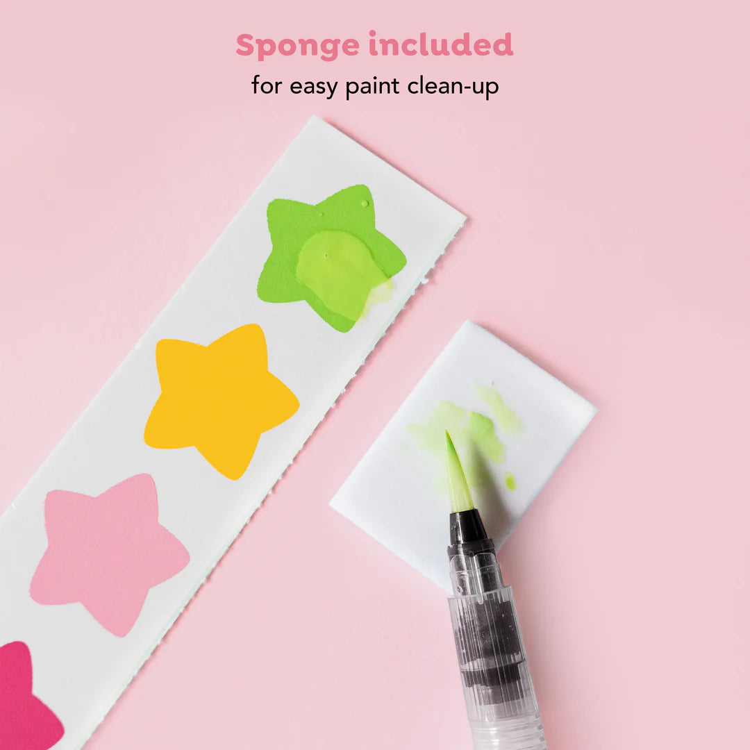 Pinta con acuarelas · unicornios