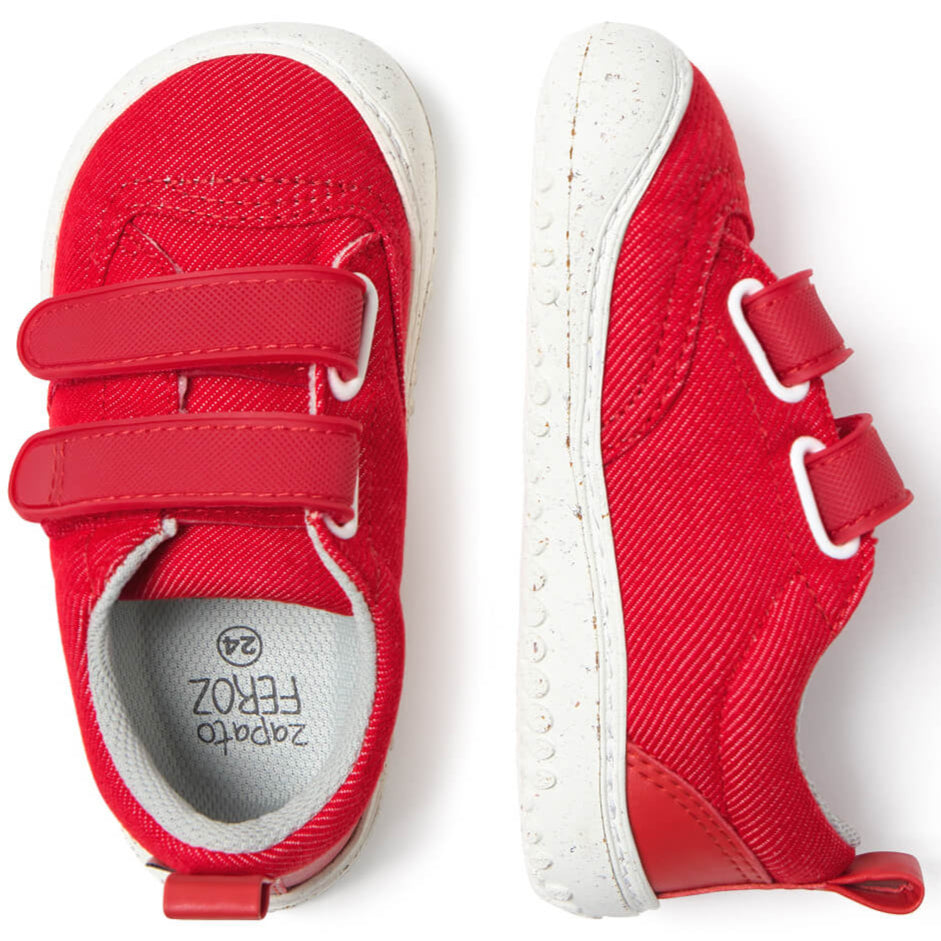 Zapato Feroz ALDAIA ROCKER rojo tejano SS25