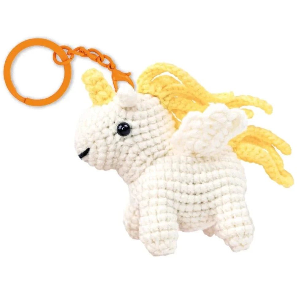 Haz tu llavero de crochet: unicornio