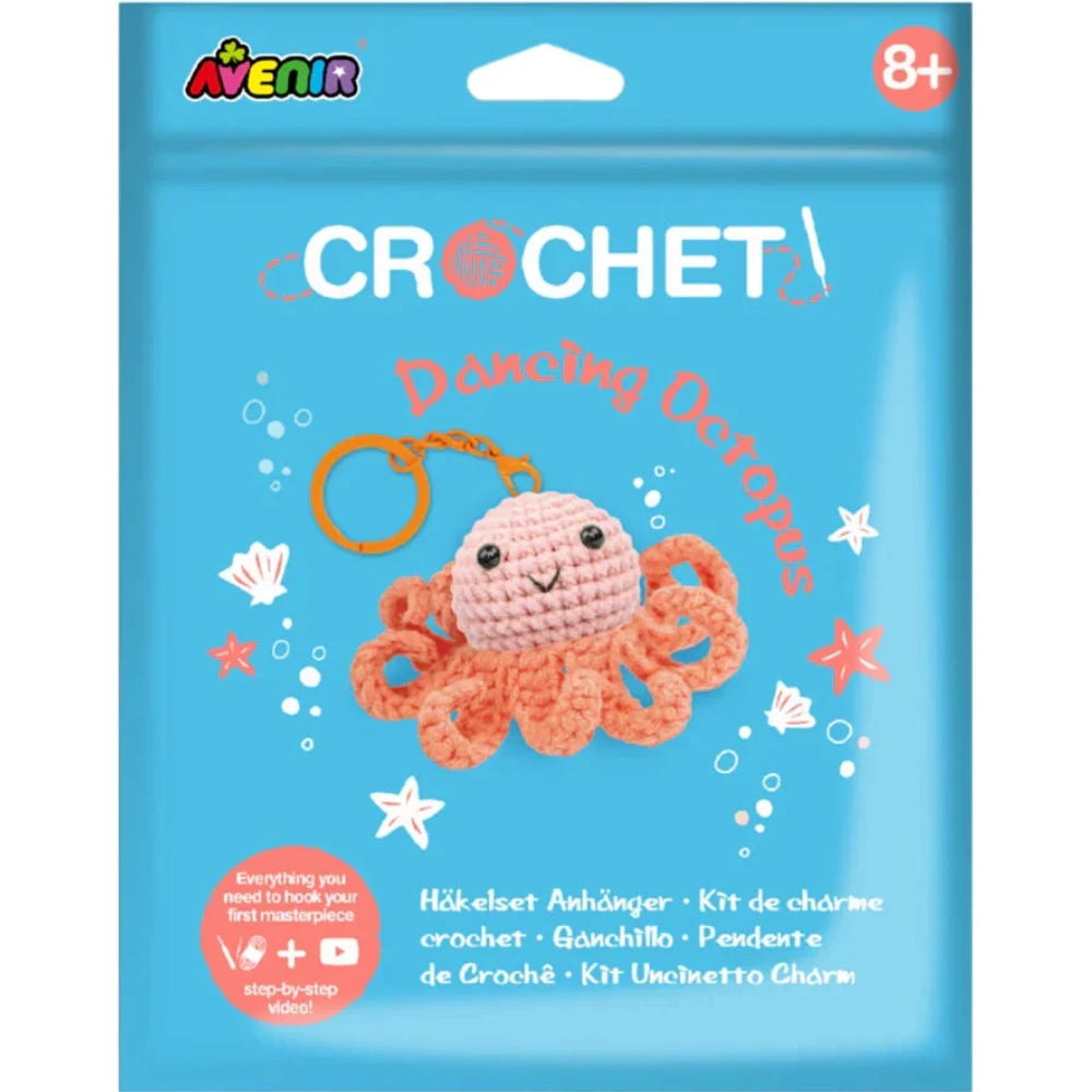 Haz tu llavero de crochet: pulpo