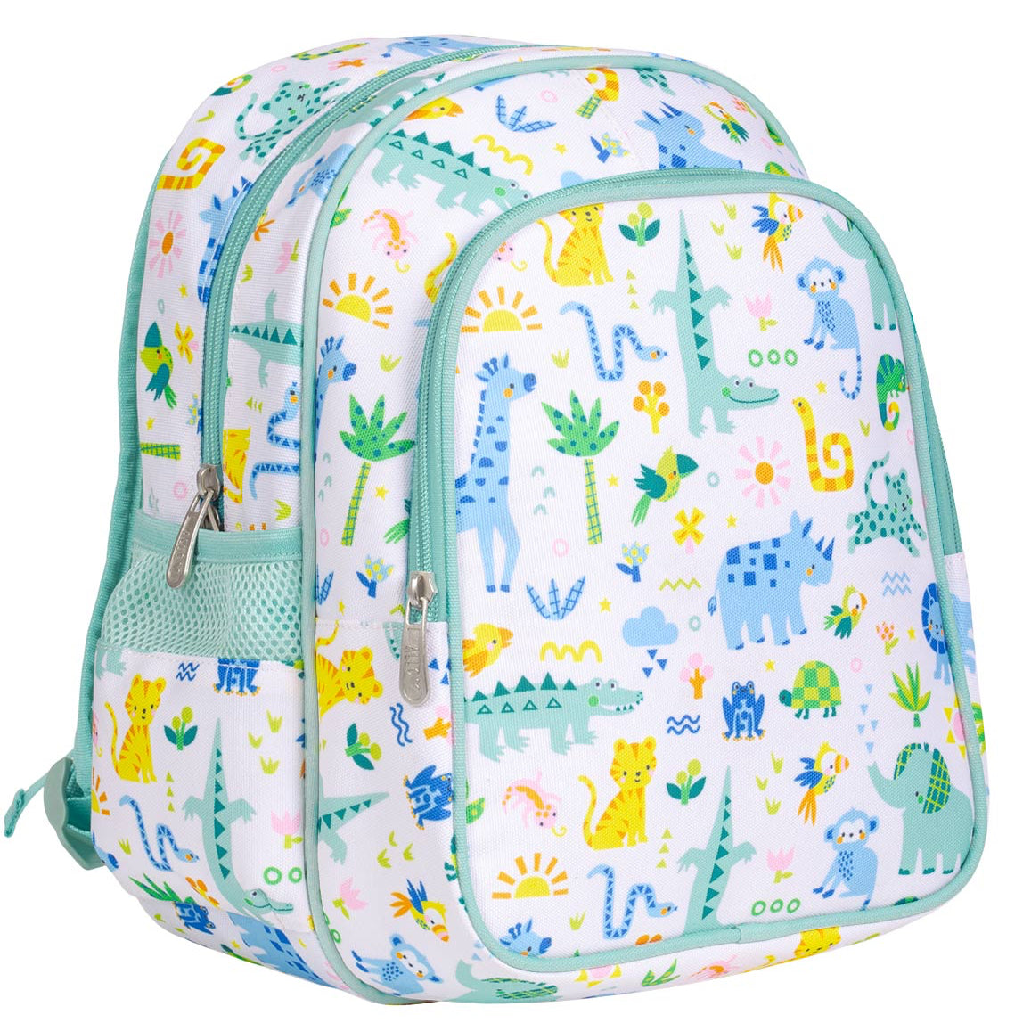 Mochila infantil con bolsillo térmico ALLC · jungla