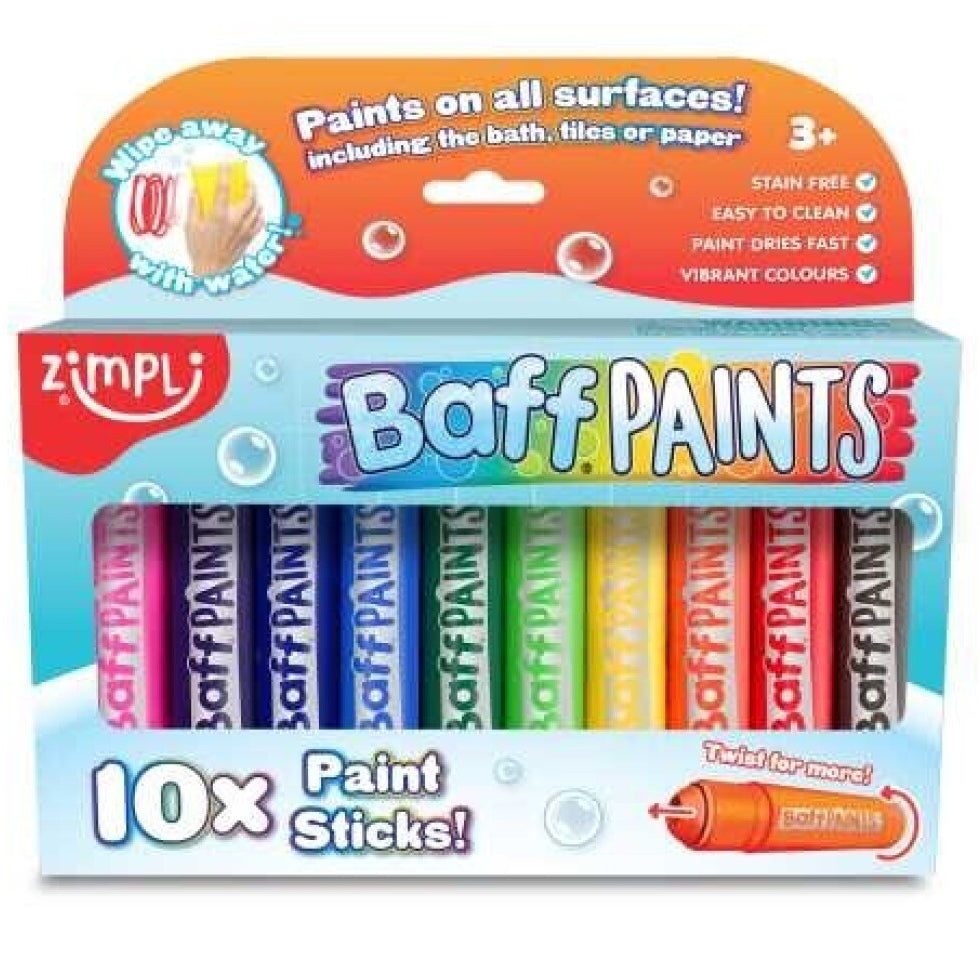 Témperas sólidas para el baño ¡BAFF PAINTS!