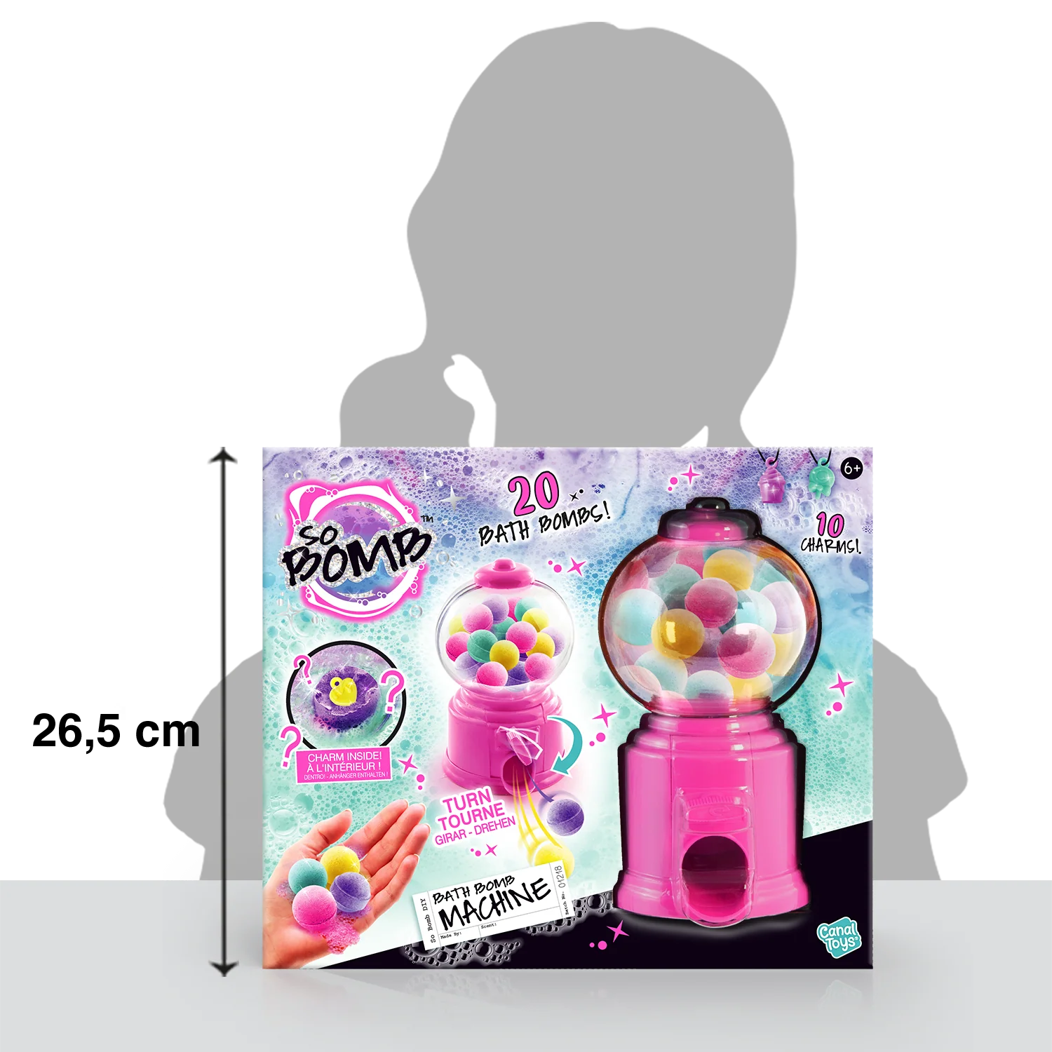 Dispensador de bombas de baño