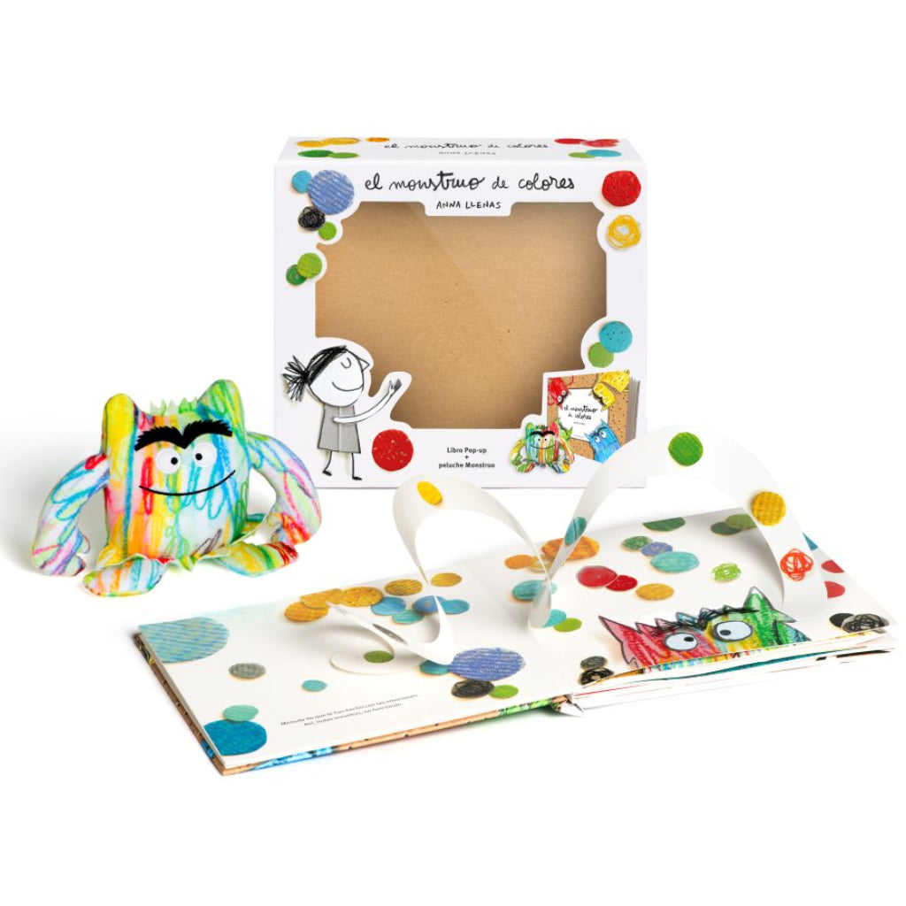 El monstruo de colores: libro POP-UP + peluche