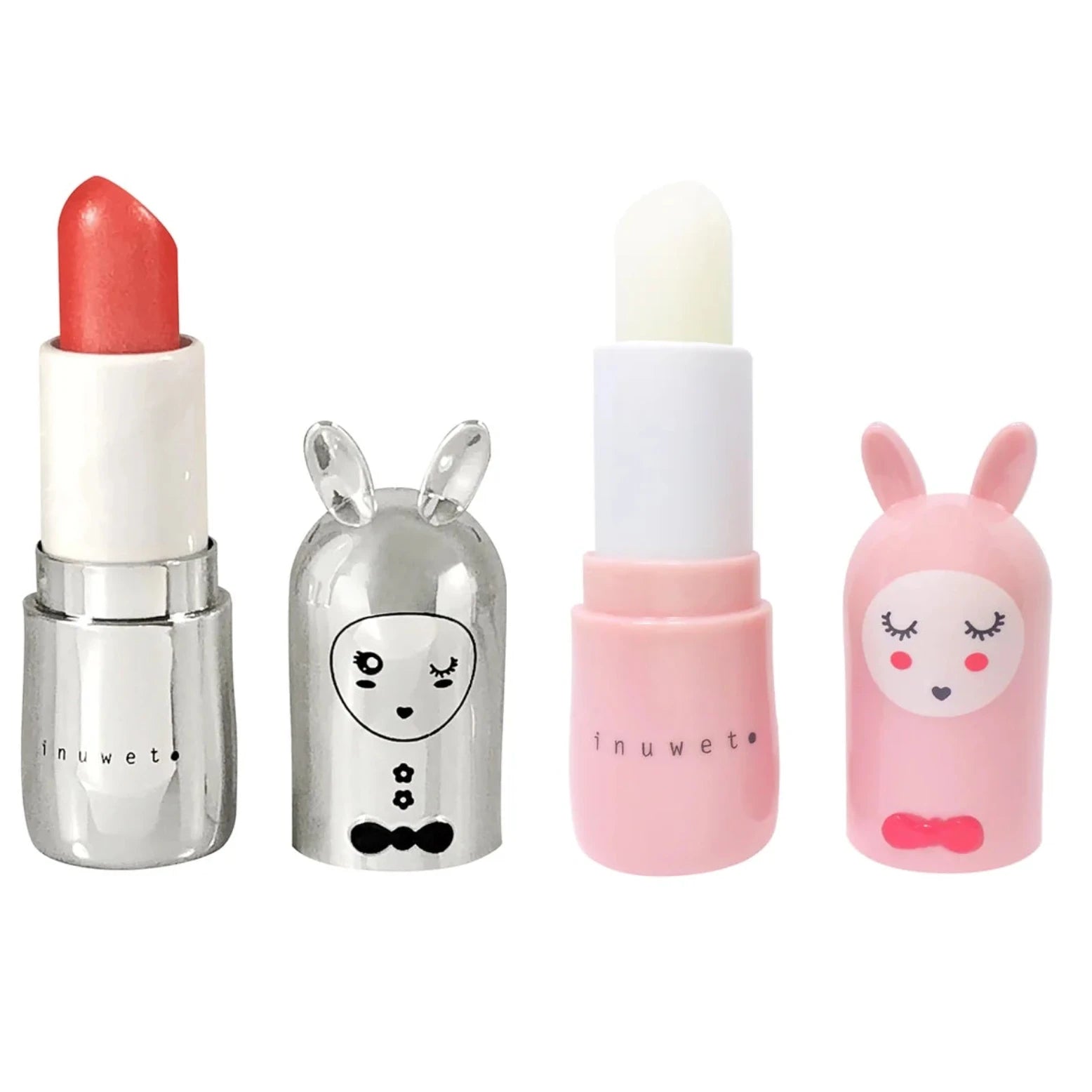 Set 2 bálsamos labiales veganos bunny INUWET · Chloé