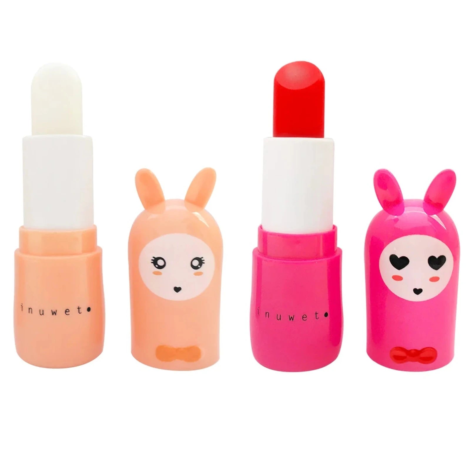 Set 2 Bálsamos Labiales Veganos Bunny INUWET · Helena