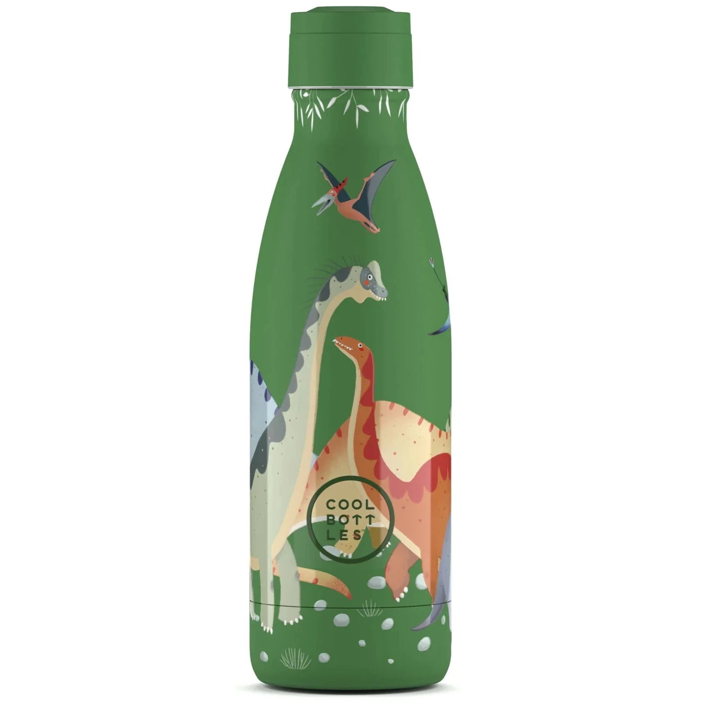 Botella de acero con pajita 350 ml. · Jurassic era